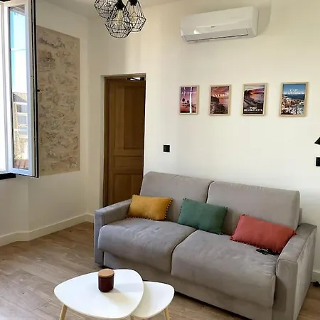 Marlene Coeur Vieil Antibes, Quartier Sympa, Renove Et Convivial , Clim, Balcon Antibes