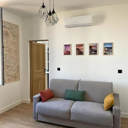 Marlene Coeur Vieil Antibes, Quartier Sympa, Renove Et Convivial , Clim, Balcon Apartamento *